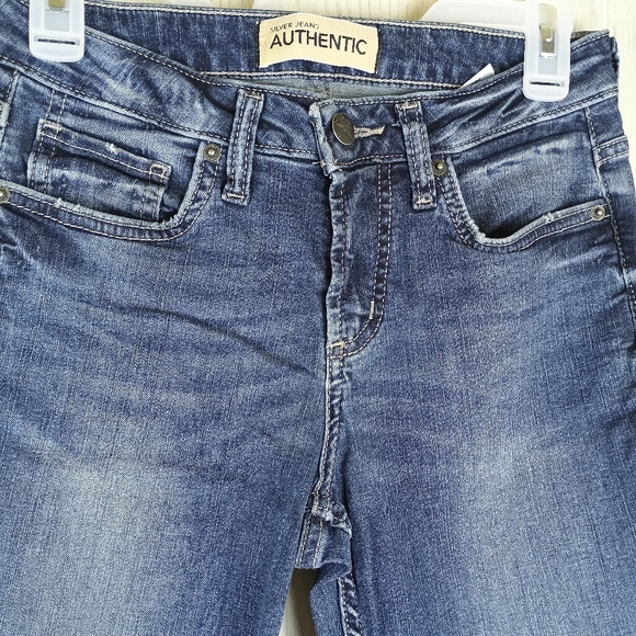Silver Jeans The Curvy Mid Skinny size 6/L 27 - Picture 4 of 15
